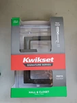 Kwikset 720PHL Perth Matte Black Straight Hall/closet Door Handle 97201-122 New. Fixed Price $18.98.
