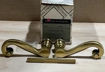 Baldwin 5109-060-MR Passage Door Lever Handle Pair Spindle Satin Brass/brown Nos. Fixed Price $44.99.
