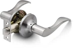 Berlin Modisch Lever Door Handle Passage, Brushed Nickel Finish. Fixed Price $41.99.
