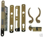 New Atrium Door Mortise Lock In Box Chrome Brass With 2 Keys. Fixed Price $179.99.