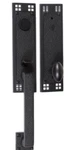Emtek Arts Crafts One Piece Dummy Door Handleset 4801US19. Fixed Price $430.00.