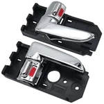 Lcyolada 2 Pieces Front/rear Driver/passenger Side, Black With Chrome Lever. Fixed Price $23.98.
