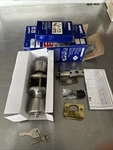 Brinks Keyed Entry Door Knob Lockset Satin Nickel Complete W/ Keys. Fixed Price $18.00.
