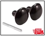 Classic Bronze Plated Spindle Knob Set Door Rubbed With Security Oil Prime. Fixed Price $11.55.