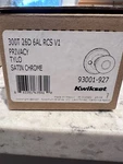 Kwikset 300T 26D 6AL Rcs Privacy Tylo Door Knob Satin Chrome 93001-927 New QTY-1. Fixed Price $12.95.
