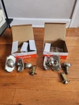 Weslock Julienne Door Knob Satin Nickel Premiere Rosette Passage Of 2. Fixed Price $34.00.