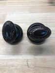 Emtek 820VUS10B Victoria Egg Designer Brass Privacy Knobset - Oil Rubbed Bronze. Fixed Price $125.99.