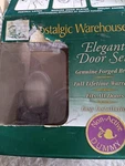 Nostalgic Warehouse Elegant Door Set. Nickel Rose. Fixed Price $9.99.