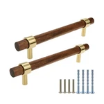 Drawer 6.69"/170MM Pulls Brass Walnut Kitchen Wardrobe Cabinet Hardware .... Fixed Price $161.28.