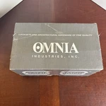 Nib Omnia Door Privacy Lever Set 32/00 PR2 US32 Polished Nickel Silver 2-3/8" Bs. Fixed Price $49.99.