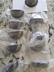 3" Centre Cup Pulls Brushed Nickel Pewter Lot Of 10. Fixed Price $21.68.