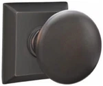 Emtek 8531P Providence Non-turning Two-sided Dummy Door Knob Set Bronze. Fixed Price $152.00.