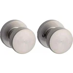 Kwikset Pismo Round Satin Nickel Hall/closet Door Knob W/ Microban Tech. Fixed Price $14.95.
