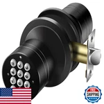 Buoan Door Knob Keypad Keyless Entry Black Electronic Code Locks. Fixed Price $60.29.