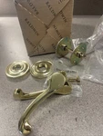 Baldwin 5455V 003 Fd Full Dummy Door Lever Set Polished Brass Estate Coll. Fixed Price $59.00.
