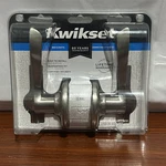 New Kwikset Balboa Satin Nickel Bed Bath 93001-638 Door Handle Nib. Fixed Price $20.00.