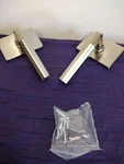 Emtek 505FAUS15 Faceted Dummy Door Lever - Satin Nickel. Fixed Price $148.99.