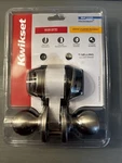 Kwikset Satin Nickel Single-cylinder Deadbolt Keyed Entry Door Knob 96900-320. Fixed Price $15.00.