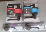 Kwikset Entry, Bed/bath & 2 Dummy Door Handle Sets Balboa Venetian Bronze. Fixed Price $35.00.