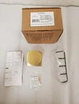 Baldwin Contemporary Lifetime Satin Brass Half Dummy Square Rose Door Knob. Fixed Price $28.99.