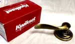 Kwikset Left Handed Tustin Gold Bronze Tone Metal Dummy Door Lever Pull 488TNL. Fixed Price $13.99.