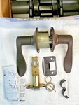 Schlage Passage Lock F10 613 Accent Lever Dark Bronze Finish. Fixed Price $24.00.