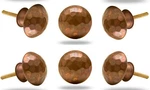 Trinca-ferro Round Hammerbeat Design Copper Bronze Metal Cabinet Knobs Set .... Fixed Price $43.29.
