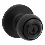 Kwikset Polo Traditional Matte Black Keyed Entry Door Knob 1-3/4 In.. Fixed Price $48.53.