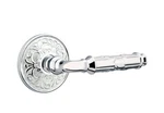 Emtek Polished Chrome Ribbon & Reed Privacy Lock Door Handle Lancaster Left. Fixed Price $214.99.