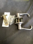 Dorval Lecer Hall &closet Passage Lever Lock. Satin Nickel. 6583-15. Fixed Price $12.00.