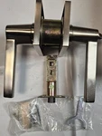 Emtek 5112HLOUS15LH Helios Left Handed Passage Door Lever Set Satin Nicke *read*. Fixed Price $65.00.