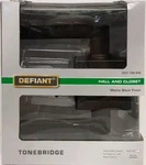 Defiant 32LS3X903A Tonebridge Matte Black Hall/closet Door Lever W Square Rose. Fixed Price $14.99.