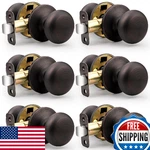 Probrico Passage Door Knobs Interior 6 Pack, Oil Rubbed Bronze Without. Fixed Price $79.98.