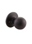 Ball Dummy Door Knob Matte Black, Non-turning #779082, Pack Of 3. Fixed Price $44.95.
