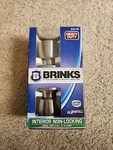 Brinks Satin Nickel Finish Interior Non-locking Passage Tulip Doorknob. Fixed Price $40.00.