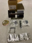 Kwikset 971HFLSQT-11P Halifax Handleset Interior Lever W/sq Rose, Bronze. Fixed Price $33.09.