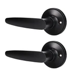 Knobwell 2 Pack Dummy Door Levers Handle For Closets With Matte Black. Fixed Price $20.78.