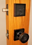 Kwikset Signature Pismo Keyed Entry Knob Deadbolt Matte Black 991PSKSQT514 #971. Fixed Price $33.99.