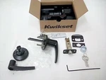 Kwikset Delta Keyed Entry Lever Venetian Bronze 94050-556. Fixed Price $18.76.