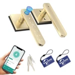 Gold Door Lock Smart Knob Keyless Bedroom .... Fixed Price $72.27.
