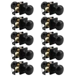 Probrico Colonial Passage Door Knobs Black Interior Non-locking Handles. Fixed Price $156.13.