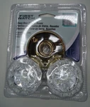 First Watch Glass Door Knobs Roses Gold Tone No. 1143 D1. Fixed Price $17.95.