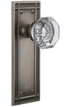 Nostalgic Warehouse Mission Plate With Waldorf Crystal Knob, Single Dummy. Fixed Price $30.00.