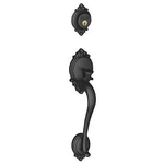 Schlage F92BRK622 Matte Black Dummy Set Brookshire Exterior Handle (inter. Fixed Price $126.41.