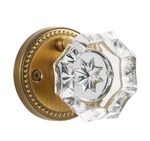 Sorwduerm Satin Brass Crystal Glass Passage Door Knob Set Of 4 Vintage Style. Fixed Price $139.55.