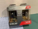 Ace Hardware Colonial Knob Entry Door Oil Rubbed Bronze 3957VB 5366398. Fixed Price $8.98.