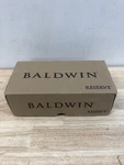 Baldwin PVTRATRR044 Traditional Privacy Door Knob With Round Rose - Satin Brass. Fixed Price $107.99.