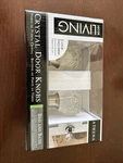 Decor Living Crystal Tulip Door Knobs Bed And Bath Latch Included Satin Nickel. Fixed Price $29.99.