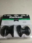 Door Knob Kwikset Cove Hall Closet Passage Lockset Venetian Bronze 200CV 11P Cp. Fixed Price $24.00.