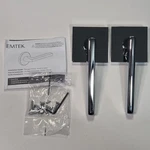 Emtek 5050HLOUS26 Helios Dummy Door Lever Square Rosette Chrome. Fixed Price $39.99.